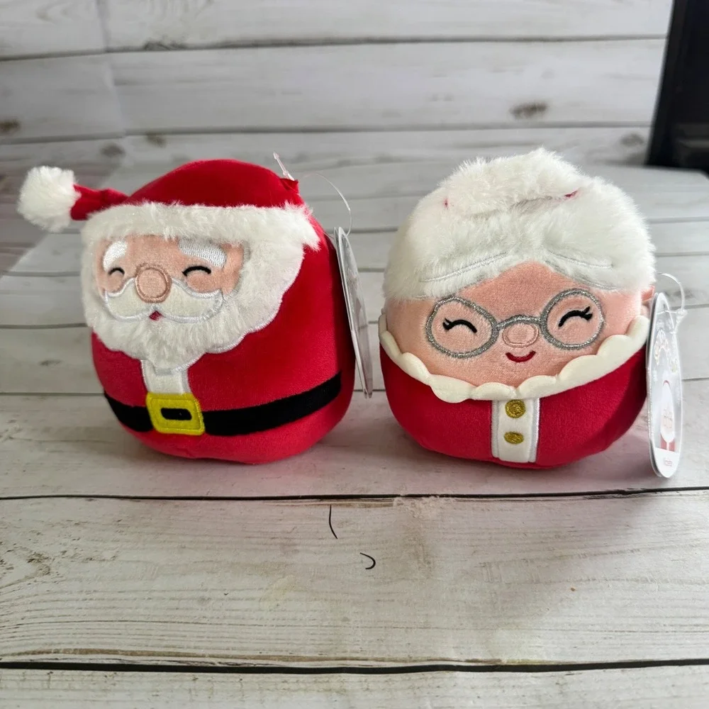 Squishmallows Santa Nick & Mrs Claus Nicolette 4.5